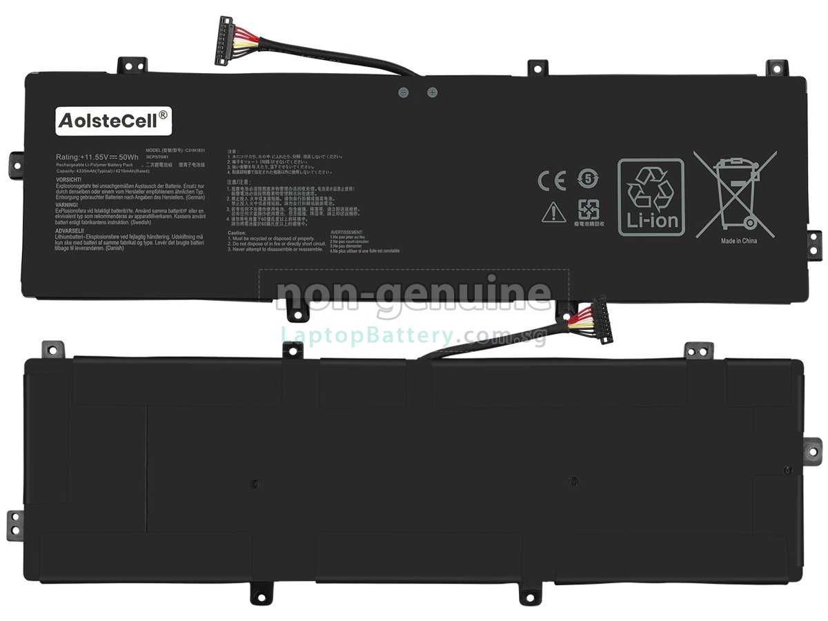 replacement Asus C41N1832(4ICP6/60/72) battery