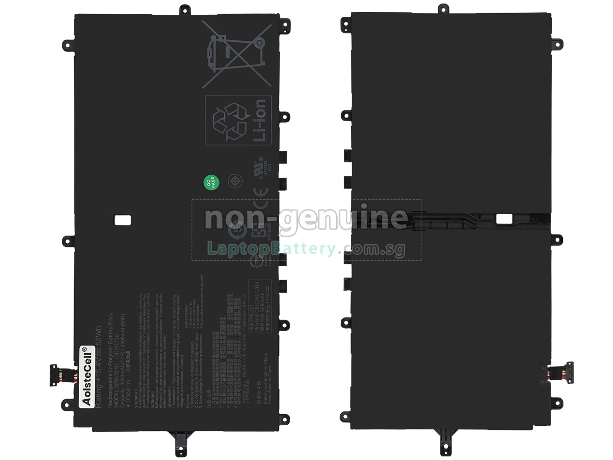 replacement Asus NOVAGO TP370QL-EL002T battery