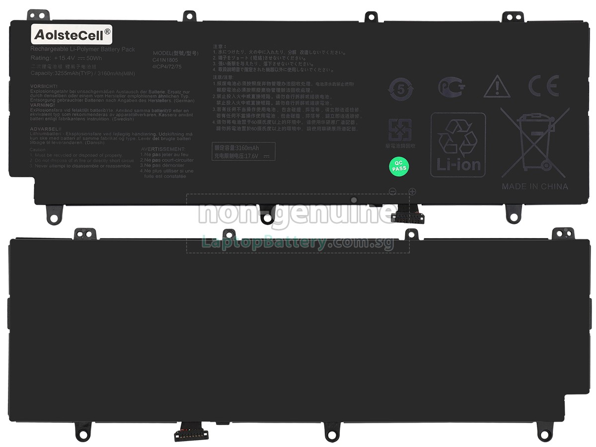 replacement Asus Rog ZEPHYRUS S GX531GM battery