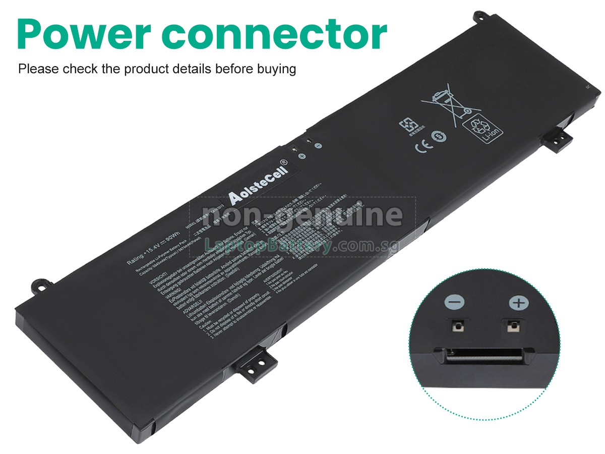 replacement Asus Rog STRIX G15 G513RW-HQ160W battery