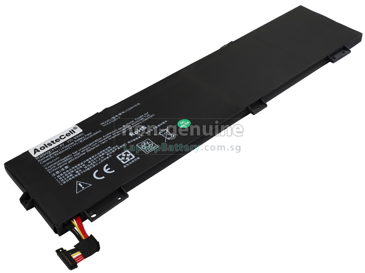 replacement Asus Rog G701VIK-BA063T battery
