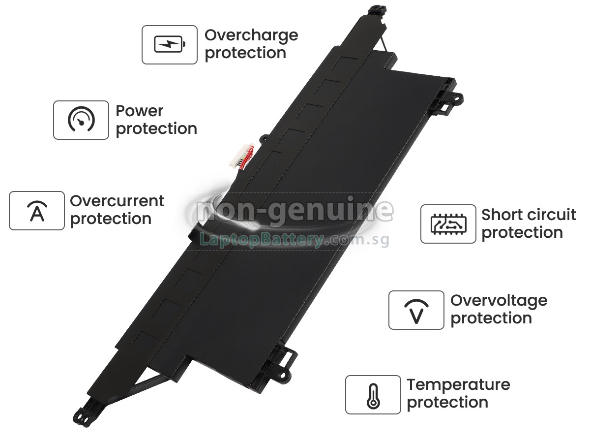 replacement HP Elite DRAGONFLY 13.5 INCH G3 (4J039AV)-6H158PA battery