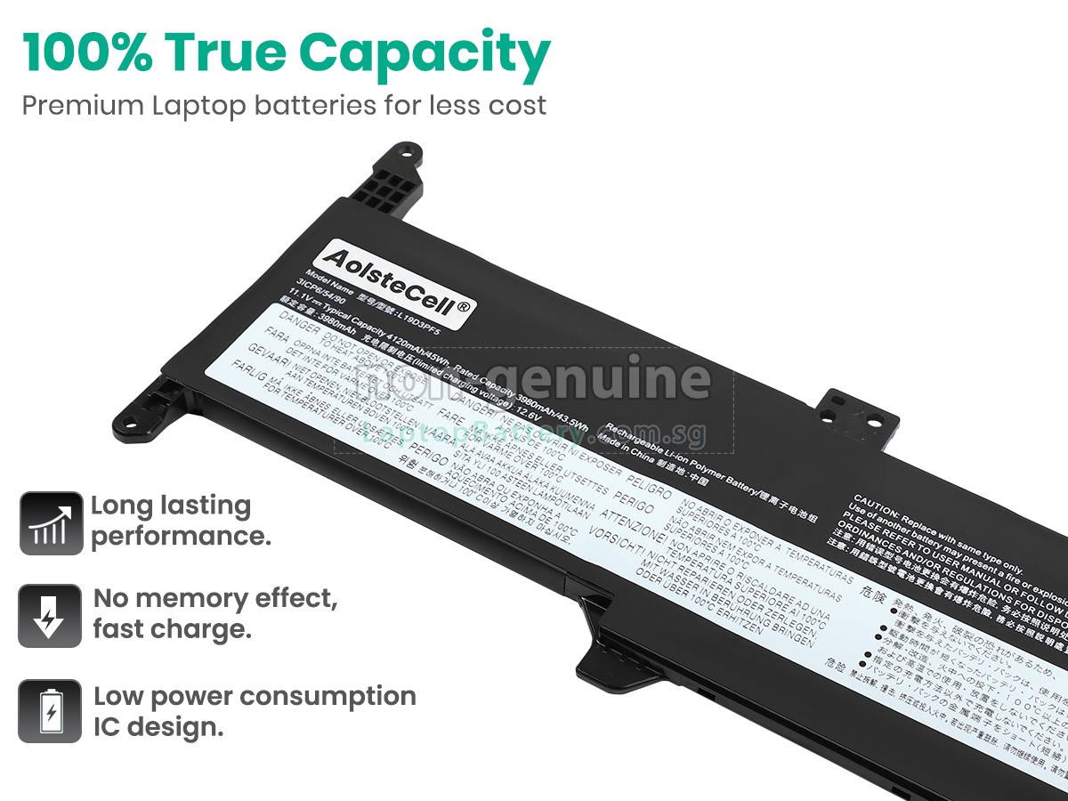 replacement Lenovo IdeaPad 3-14ITL05-81X700FSGJ battery
