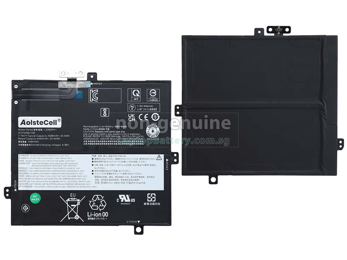 replacement Lenovo IdeaPad DUET 3 11IAN8-82XK battery