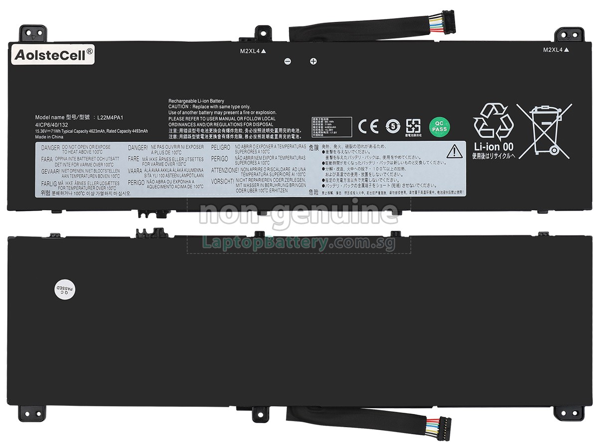 replacement Lenovo YOGA 7 16ARP8-83BS000EMZ battery