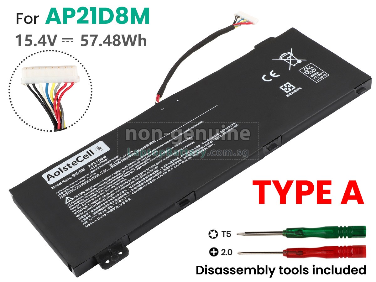 replacement Acer NITRO 16 AN16-51-76HB battery