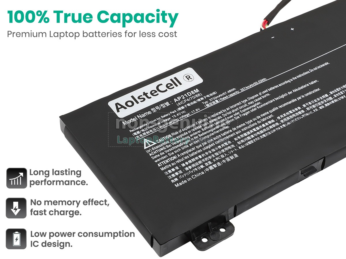 replacement Acer NITRO 16 AN16-51-76HB battery