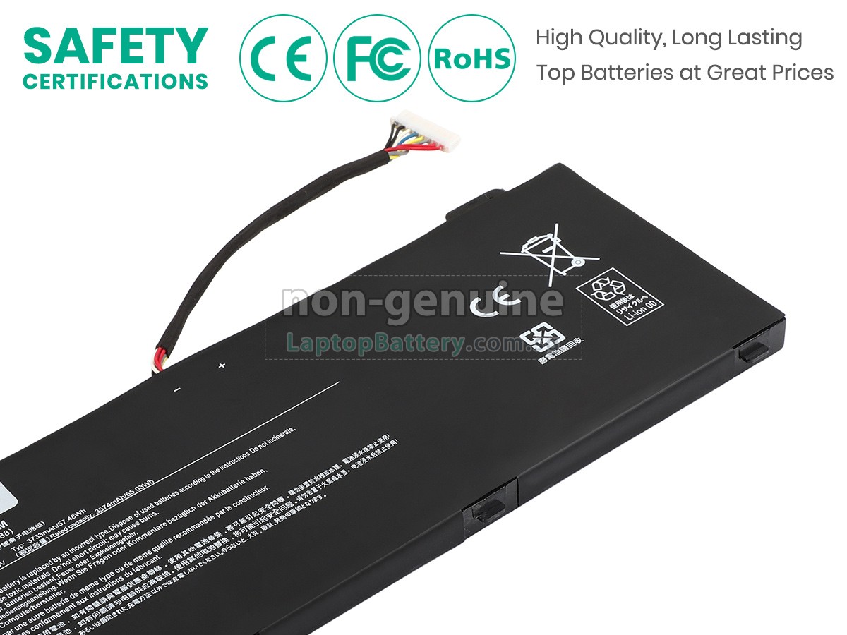 replacement Acer NITRO 16 AN16-51-76HB battery