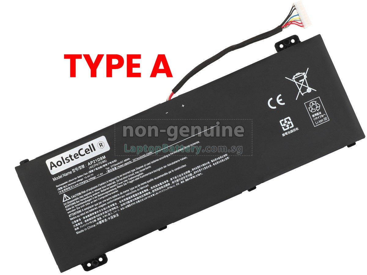replacement Acer NITRO 16 AN16-51-76HB battery