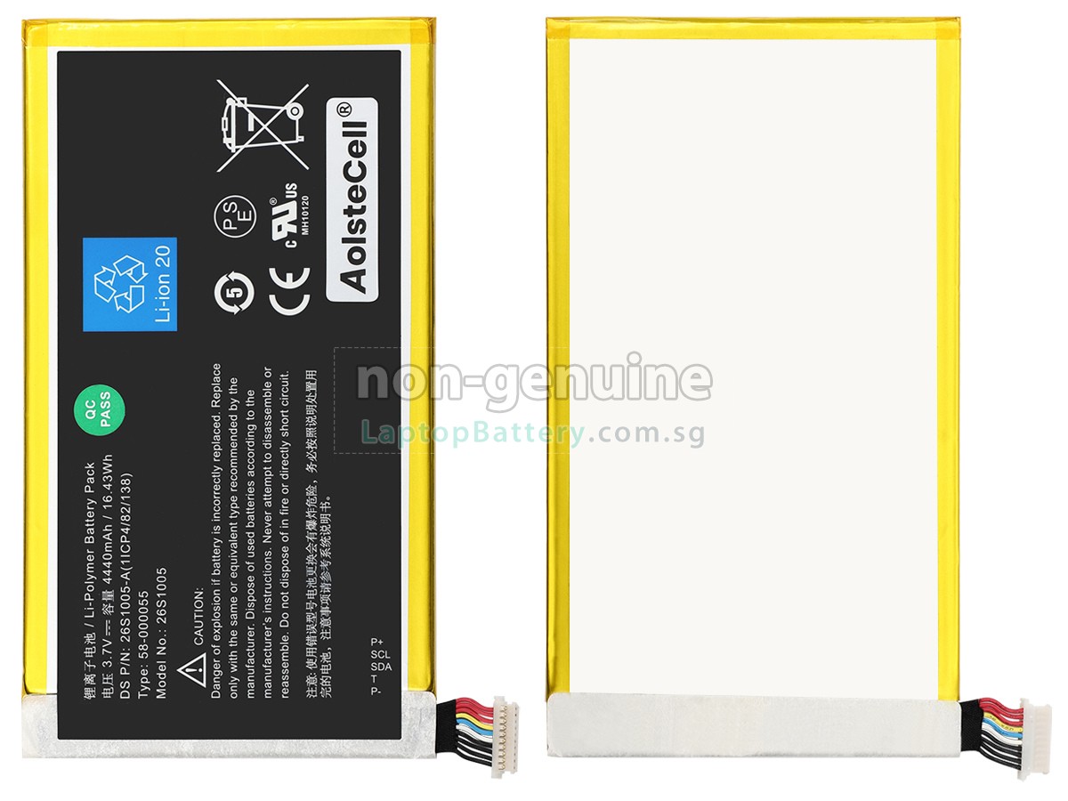 replacement Amazon KINDLE FIRE HD 3RD battery