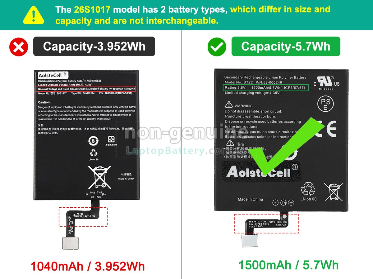 replacement Amazon KINDLE PAPERWHITE 4 (WI-FI ONLY) battery