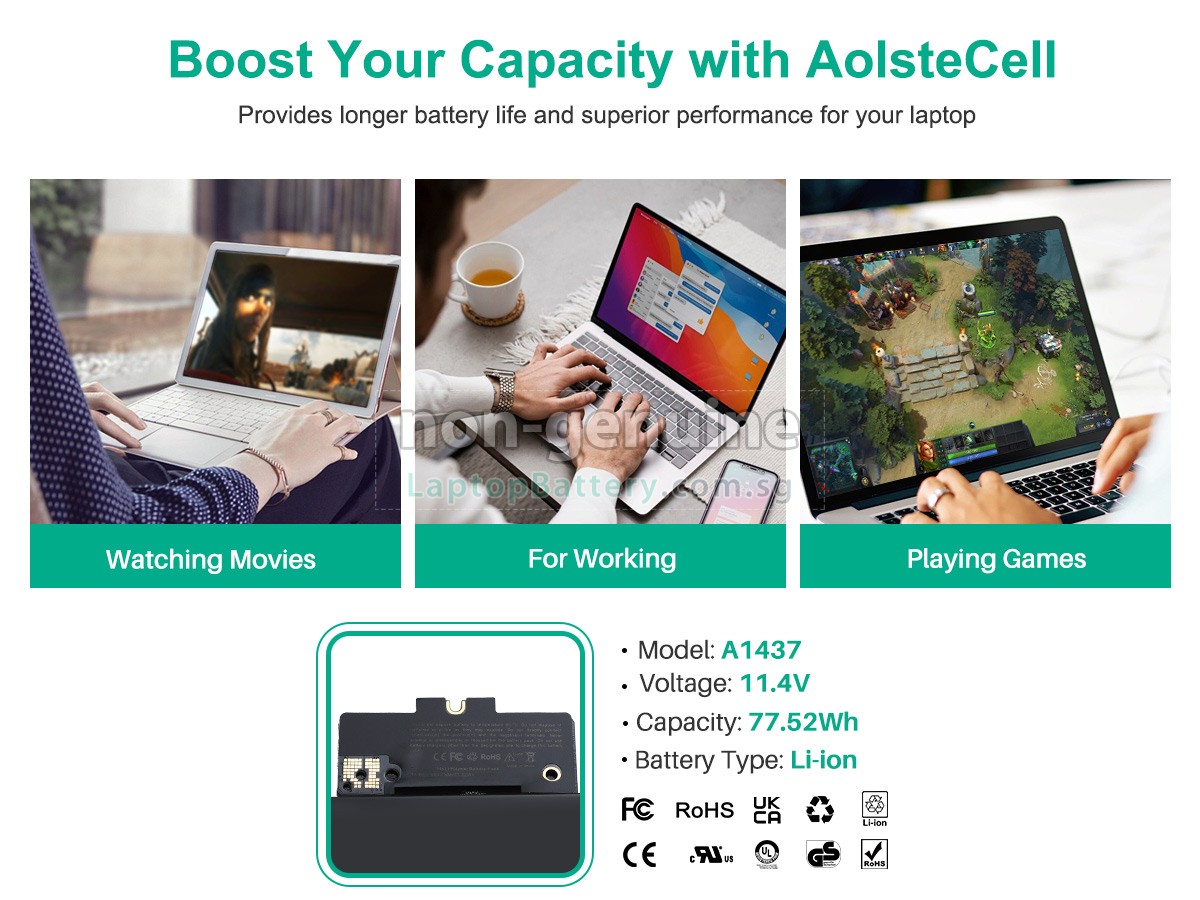 replacement Apple MacBook Pro 13.3 inch MD212LZ/A battery