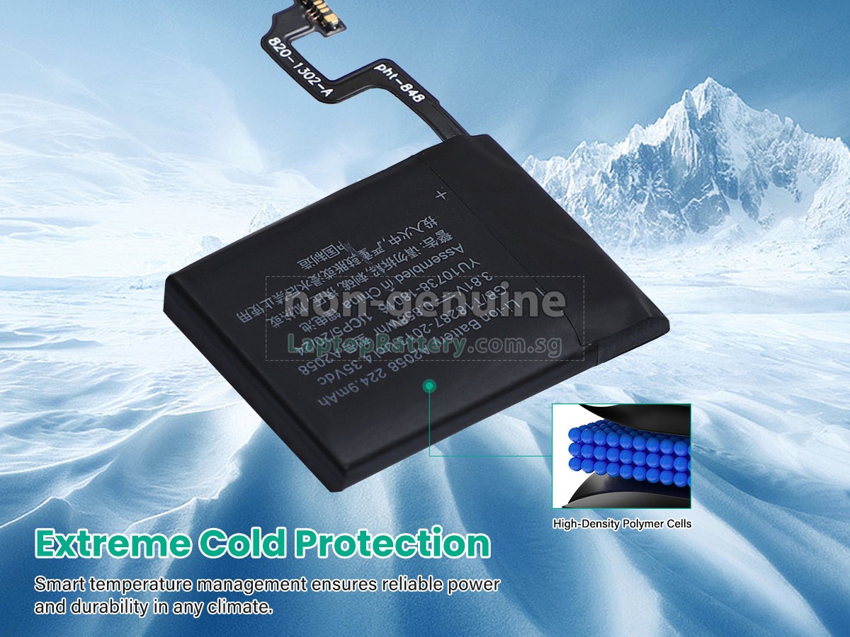 replacement Apple WATCH Series 4 HERMES LTE 40MM battery