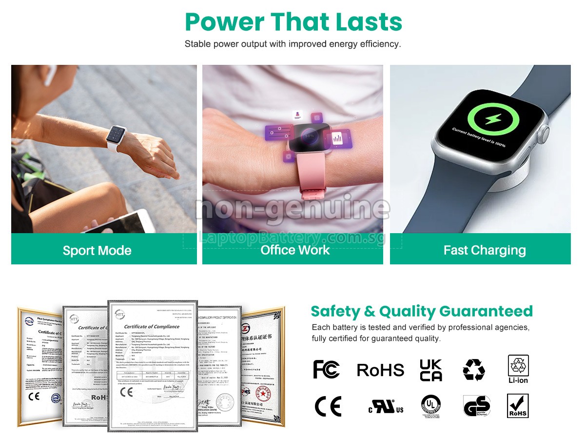 replacement Apple WATCH Series 4 CELLULAR 44MM battery