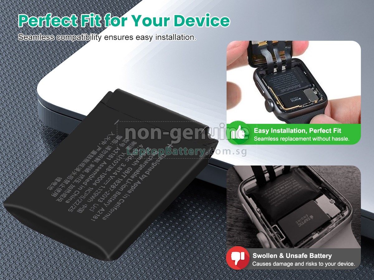 replacement Apple WATCH Series 5 HERMES GPS 44MM battery