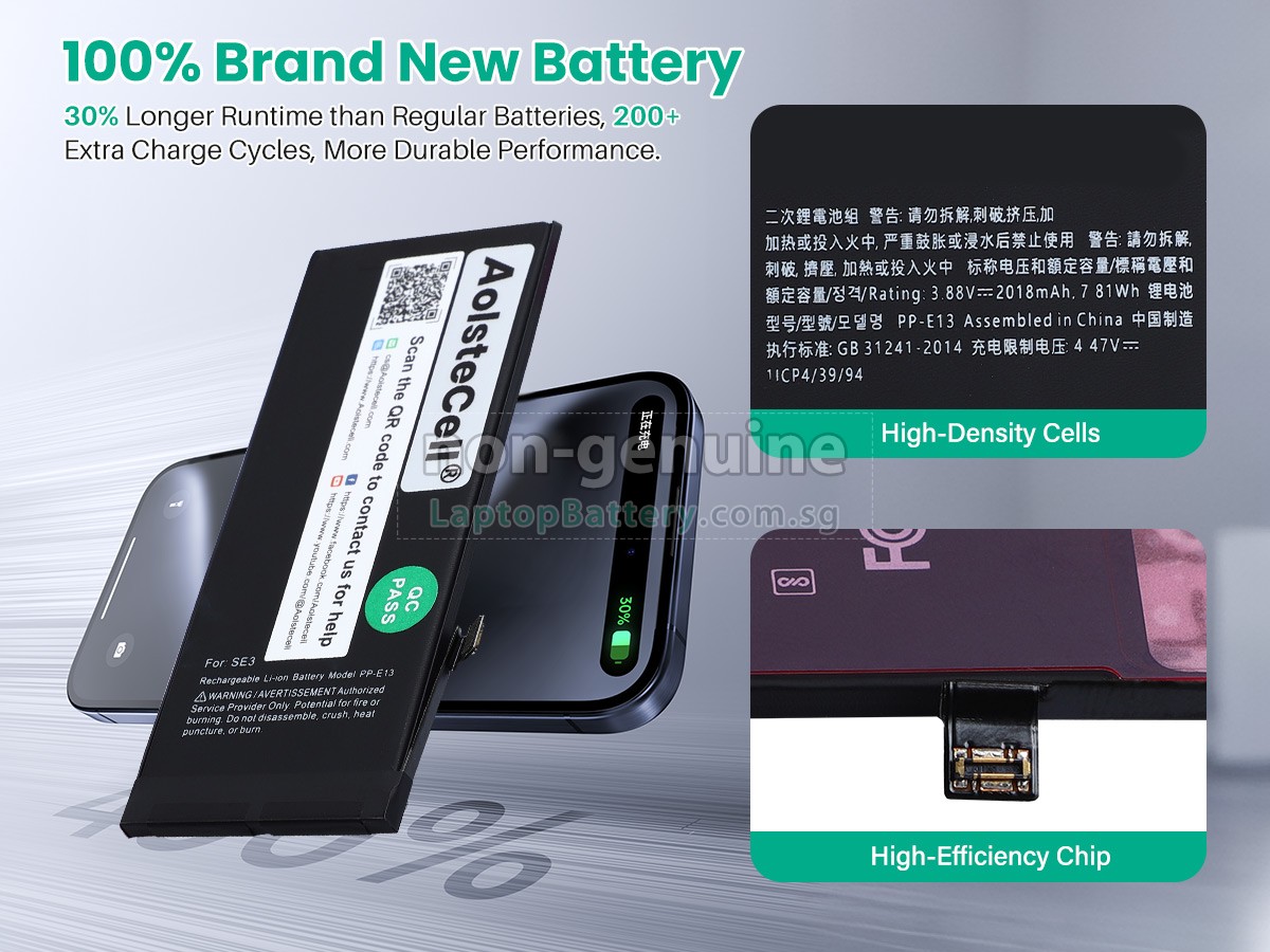 replacement Apple IPHONE SE(3RD GEN 2022) battery