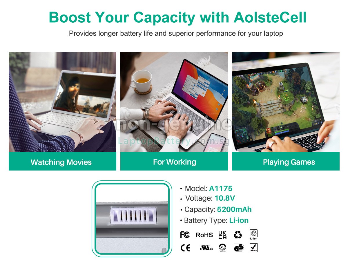 replacement Apple MacBook Pro 15_ MA609 battery