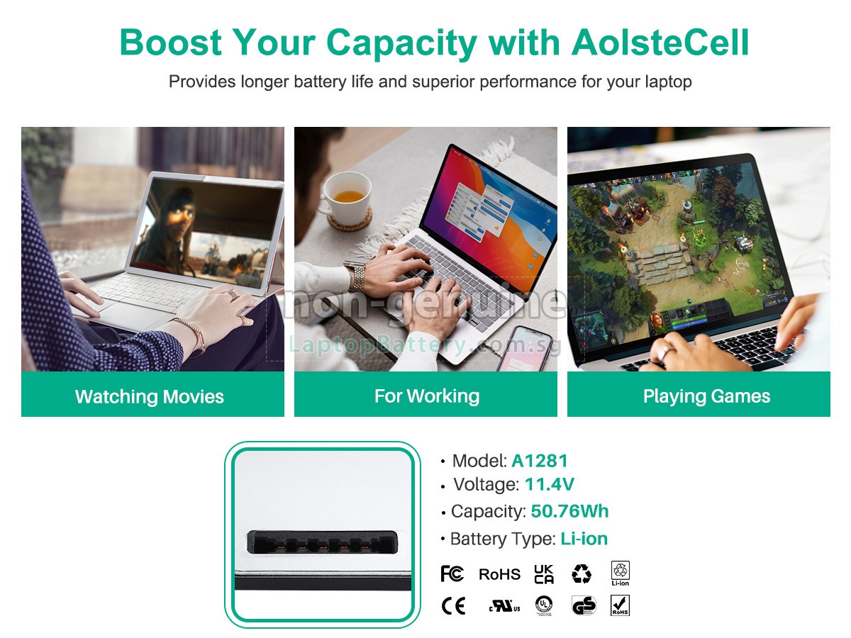 replacement Apple MacBook Pro 15_ MB471LL/A battery