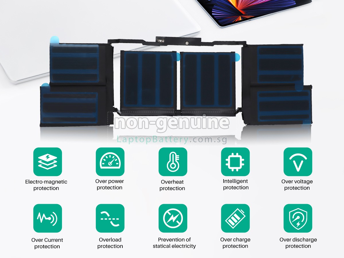 replacement Apple MacBook Pro 16-inch Core I7 2.6GHZ 2019 5600M battery