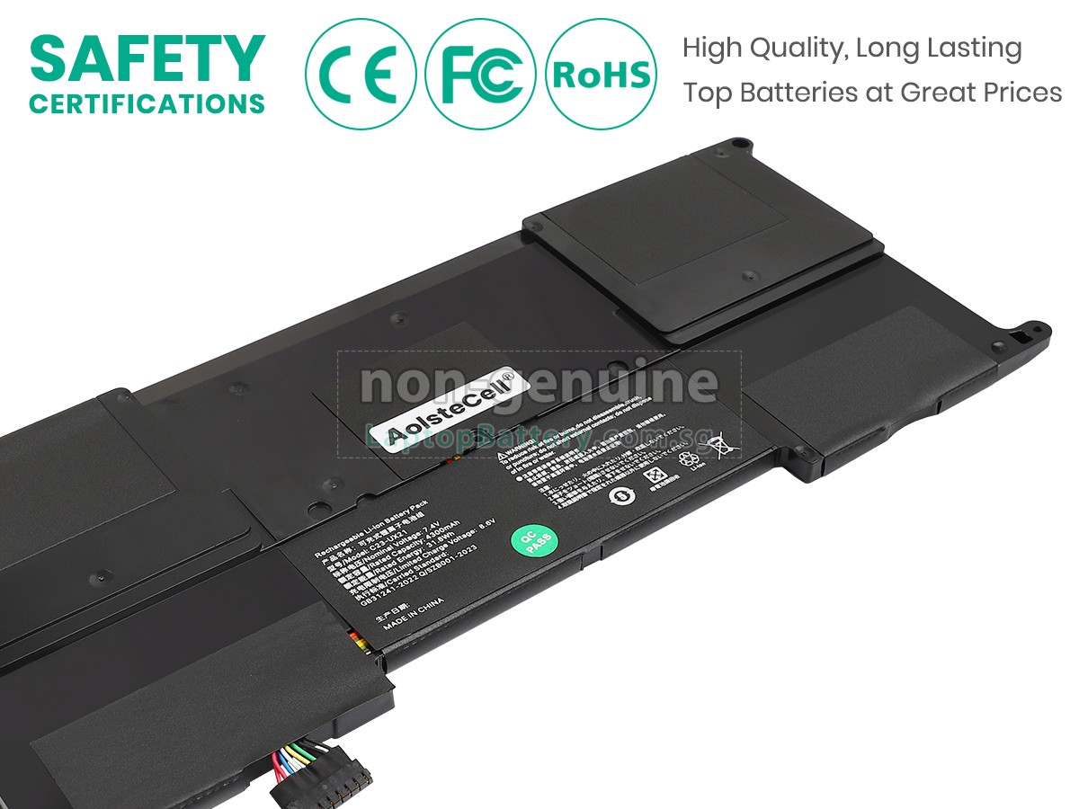 replacement Asus ZenBook UX21E-1AKX battery