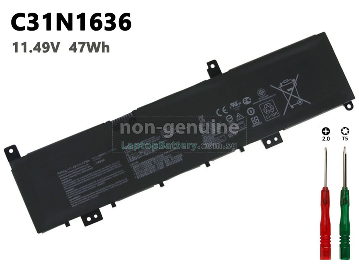 Battery For Asus Vivobook Pro 15 N580vd Fi137treplacement Asus Vivobook Pro 15 N580vd Fi137t 2673