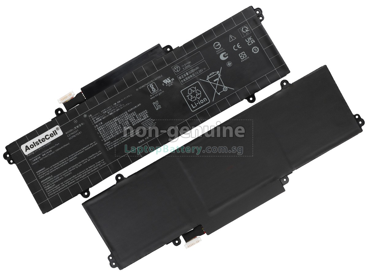 replacement Asus C31N2021(3ICP6/70/81) battery