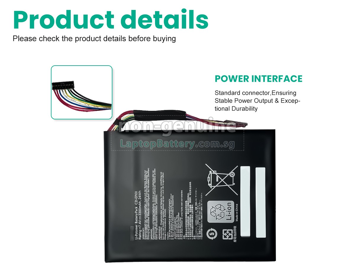 replacement Asus Eee Transformer TR101 battery