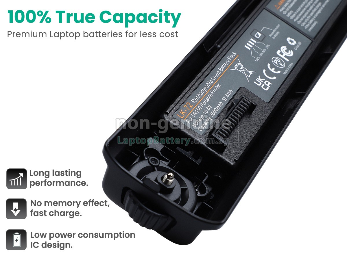 replacement Canon TR150 MOBILE PRINTER battery