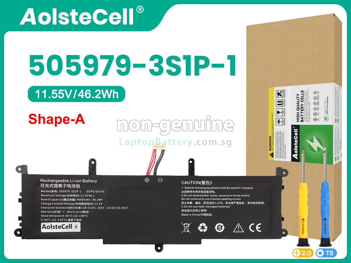 replacement CHUWI 505979-3S1P-1(3ICP5/59/79) battery