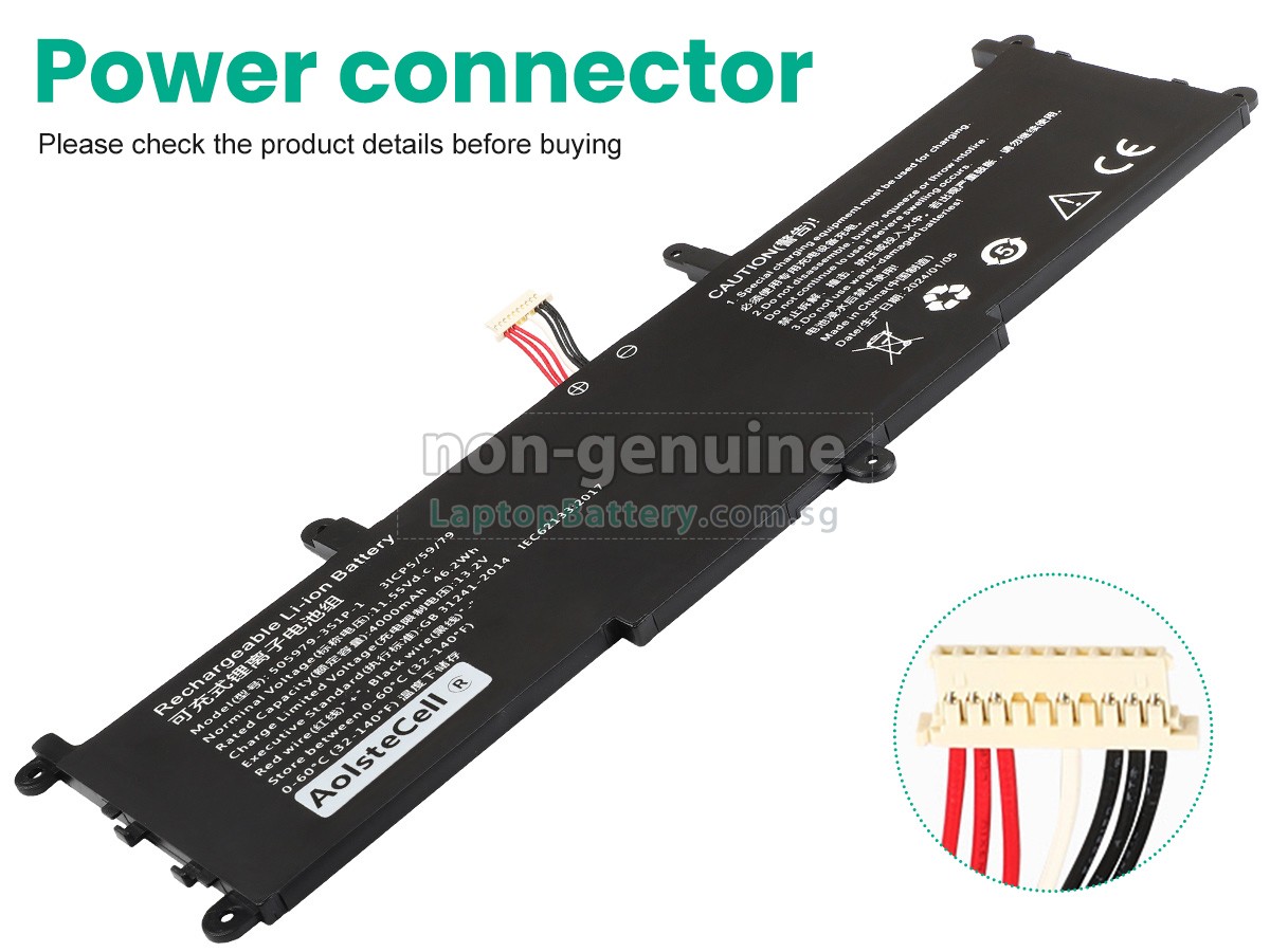 replacement CHUWI 505979-3S1P-1(3ICP5/59/79) battery
