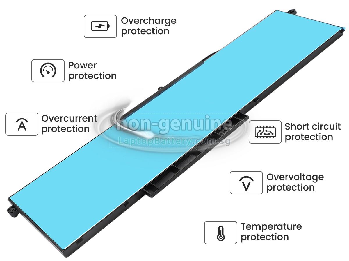 replacement Dell Inspiron 7500 2-IN-1 BLACK battery