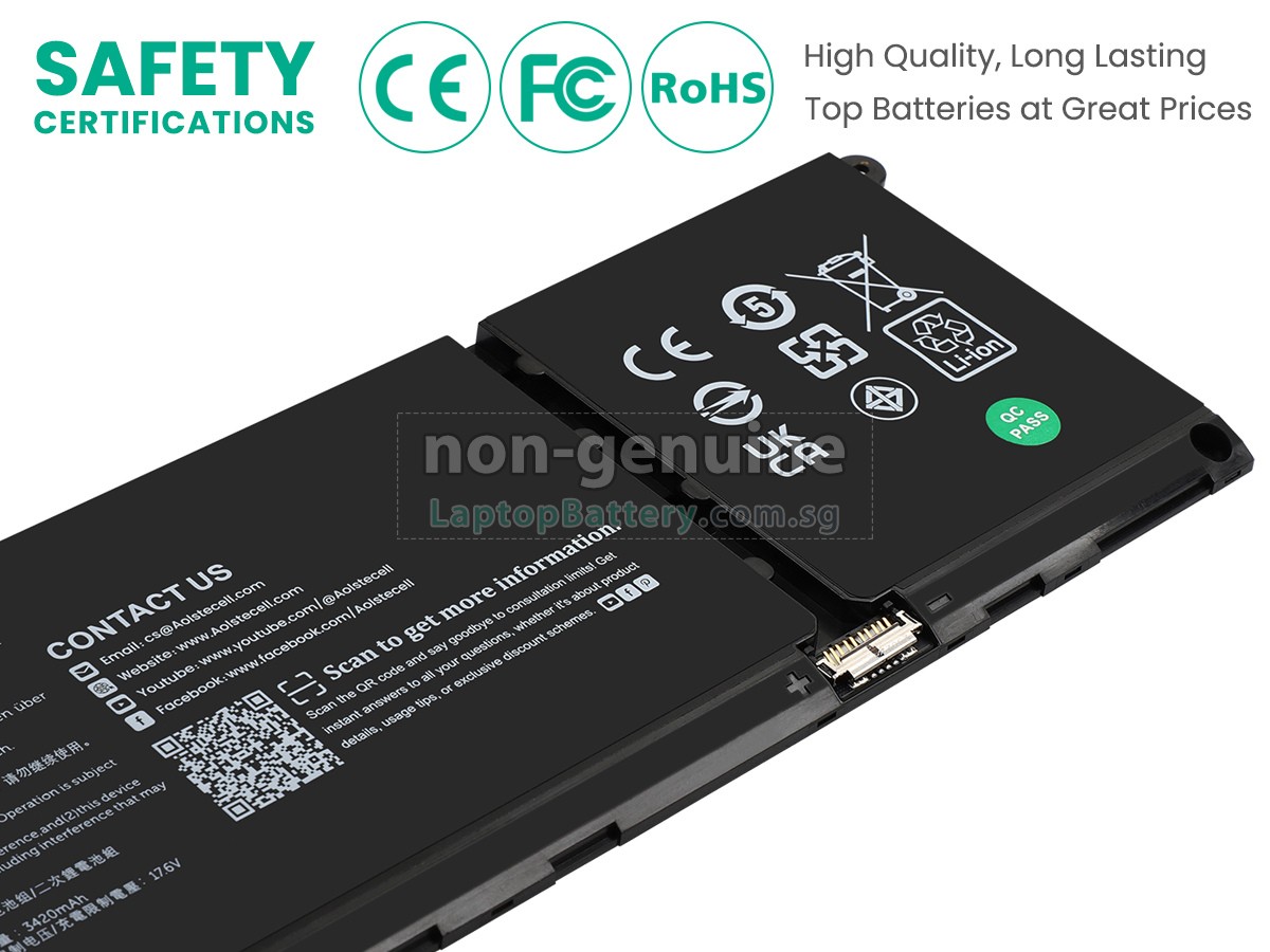 replacement Dell Inspiron 14 PLUS 7430 battery