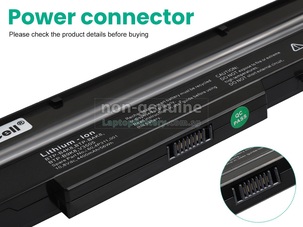 replacement Fujitsu Amilo LI2735 battery