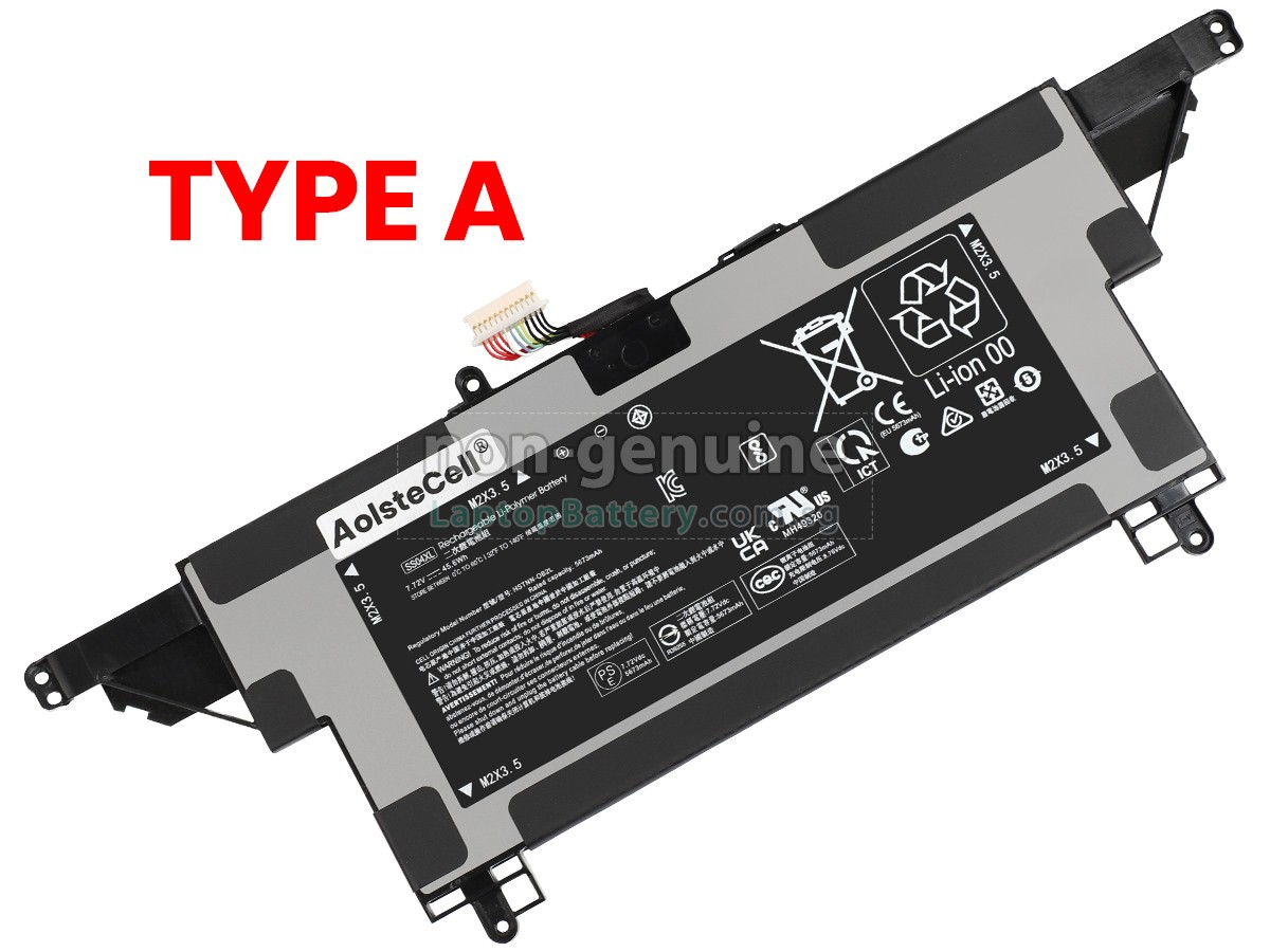 replacement HP Elite DRAGONFLY 13.5 INCH G3 (4J043AV)-6E4Y1PA battery