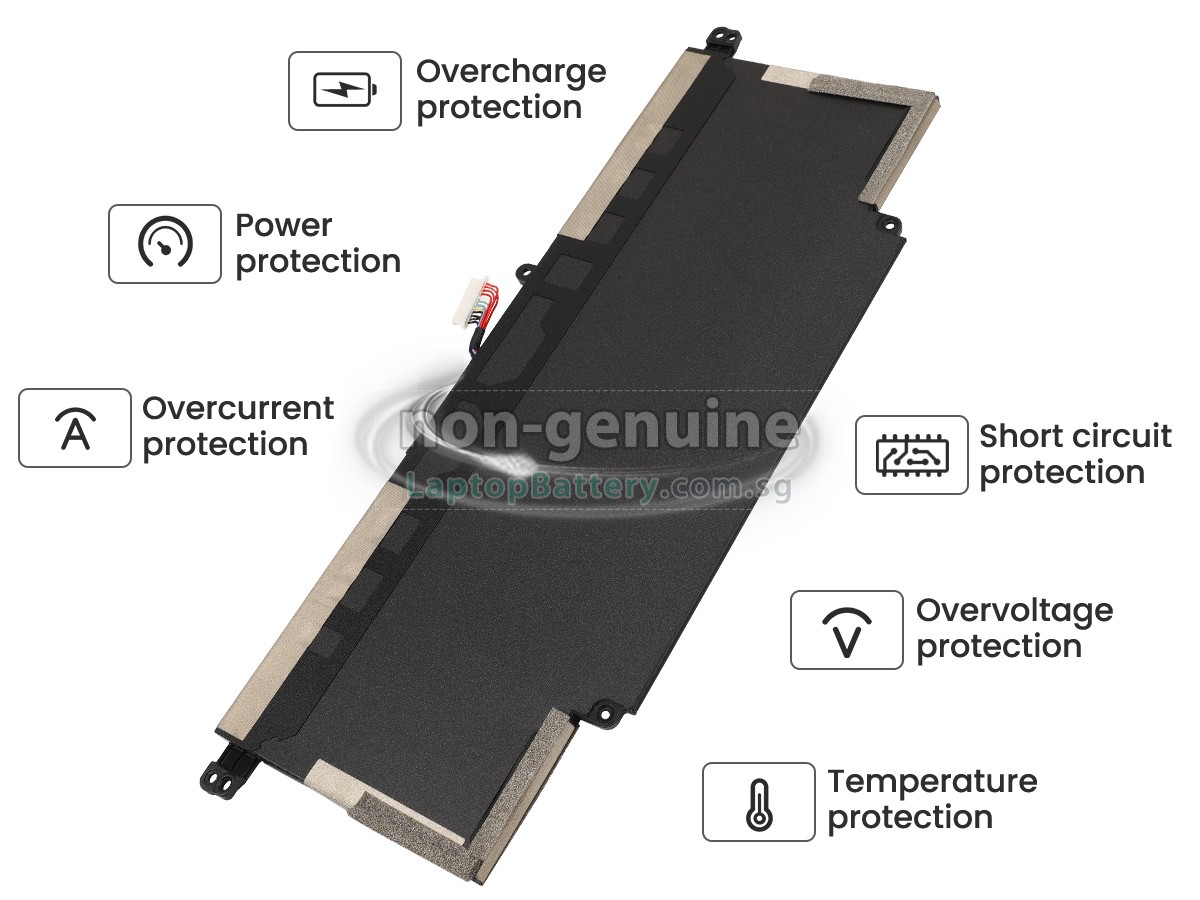 replacement HP Elite DRAGONFLY 13.5 INCH G3 (4J043AV)-6E4Y1PA battery