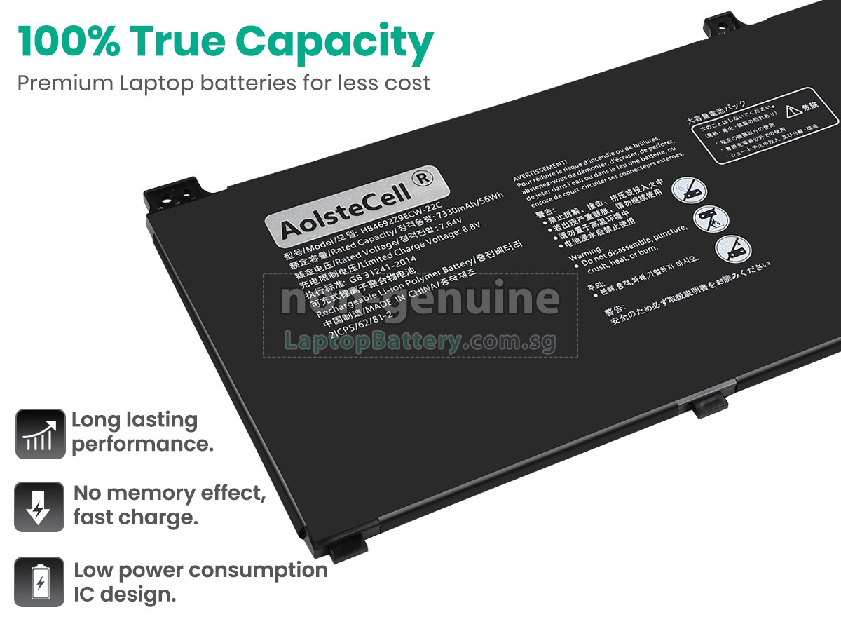 replacement Huawei MATEBOOK D 14-53010TVS battery