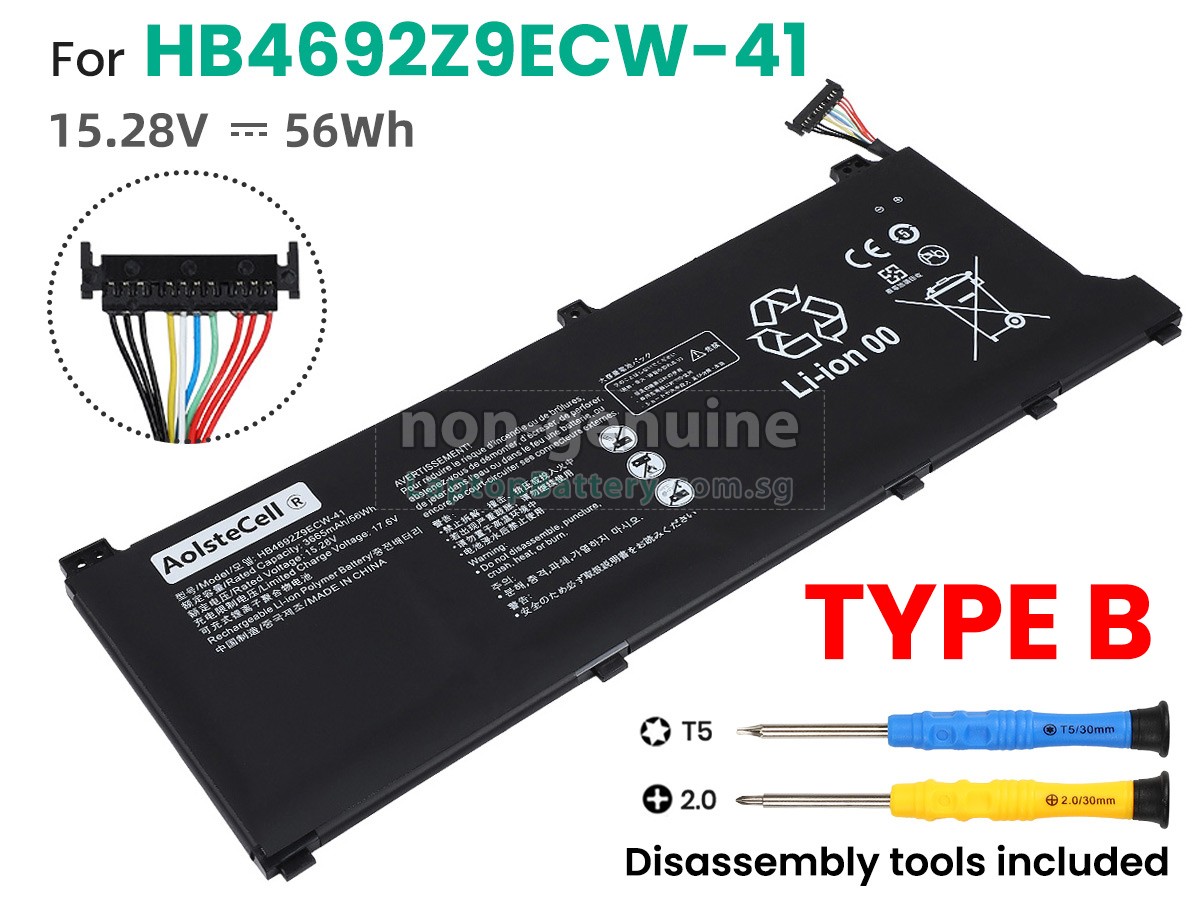 replacement Huawei MATEBOOK D 14-53010TVS battery