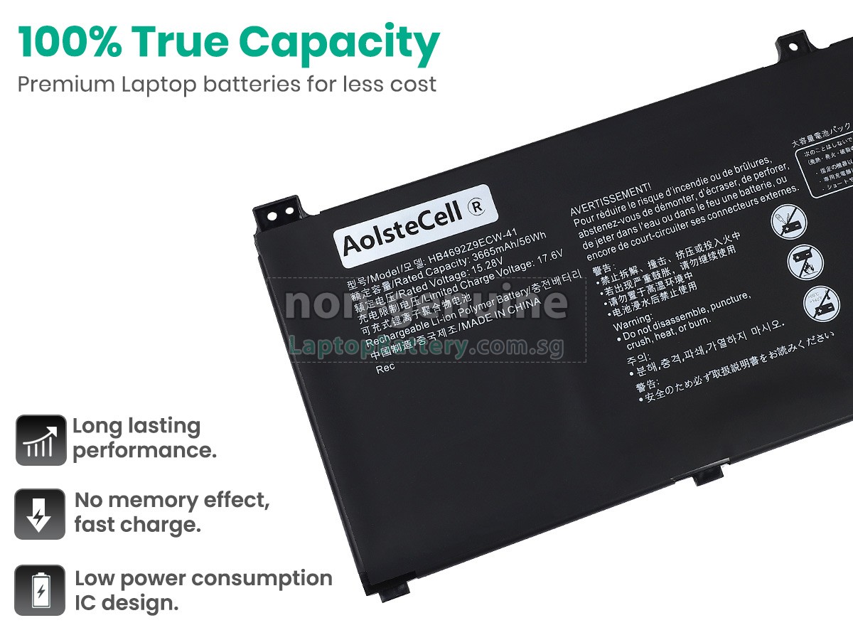 replacement Huawei MATEBOOK D 14-53010TVS battery