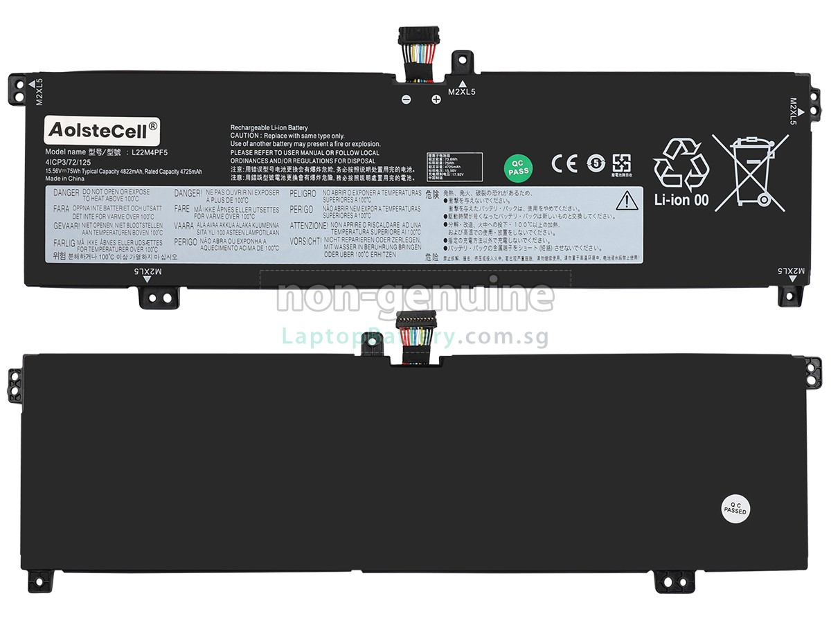 replacement Lenovo IdeaPad PRO 5 16ARP8-83AS000EHH battery