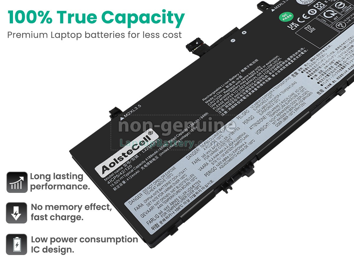 replacement Lenovo YOGA SLIM 6 14IAP8-82WU001YSC battery