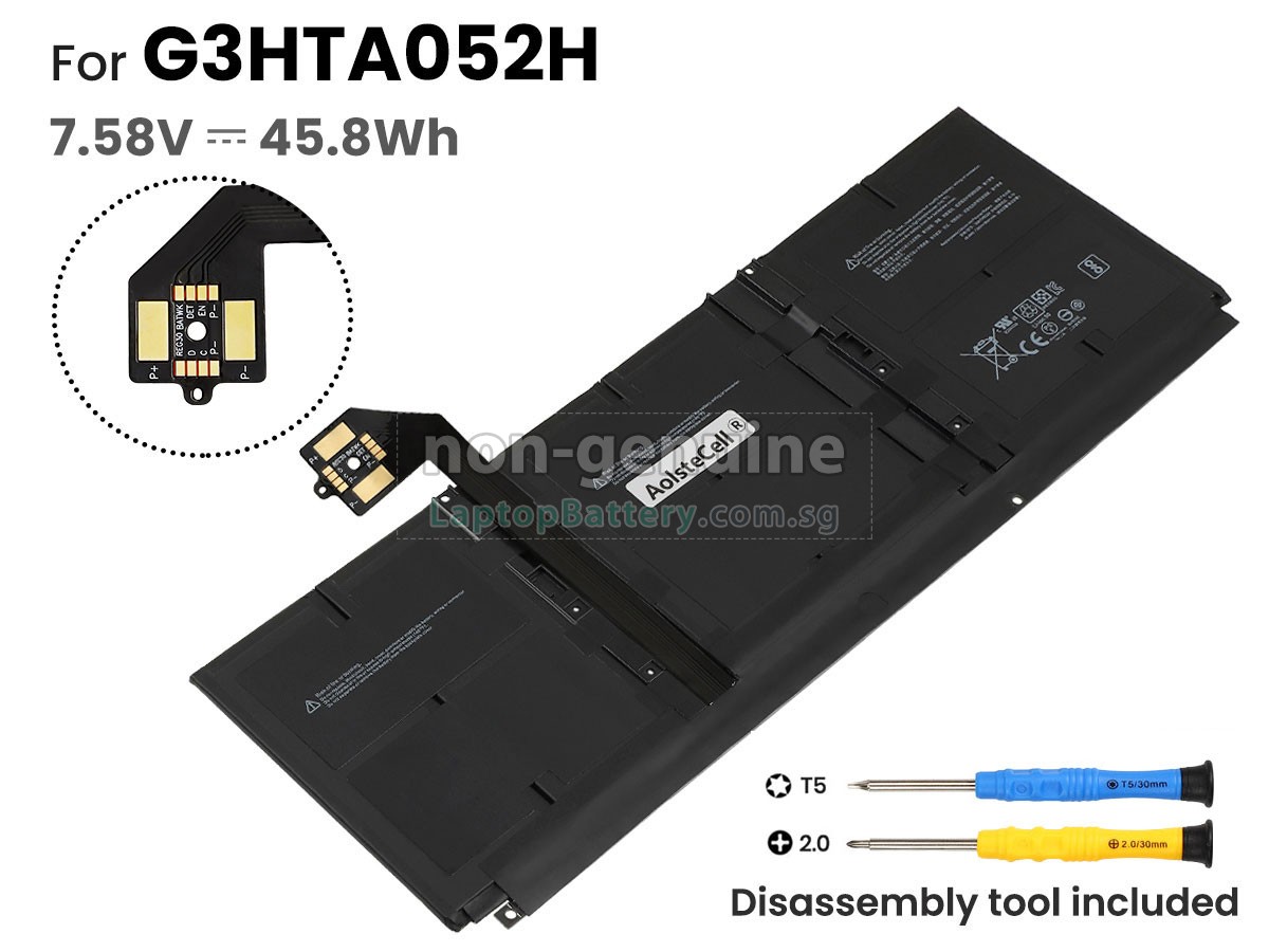 replacement Microsoft Surface LAPTOP 4 1958 battery