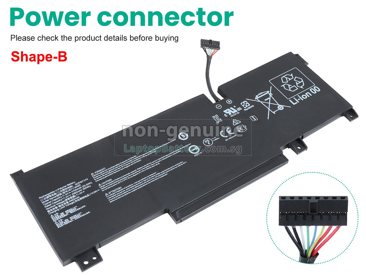 replacement MSI PRESTIGE 14 A12UC-092PL battery