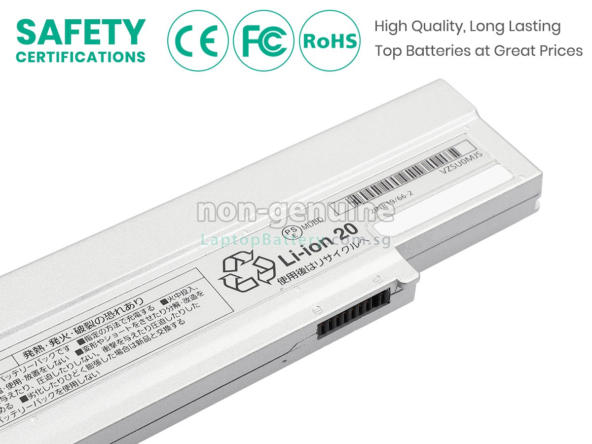 replacement Panasonic CFVZSU0NJS battery