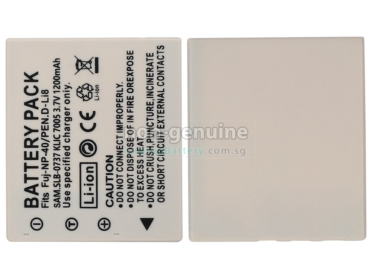 replacement Samsung KODAK KLIC-7005 battery