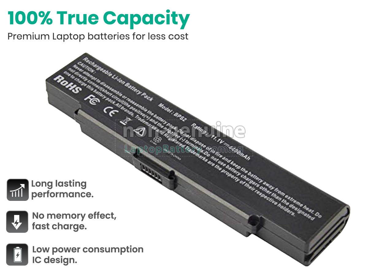 replacement Sony VAIO VGN-FJ290P1/R battery