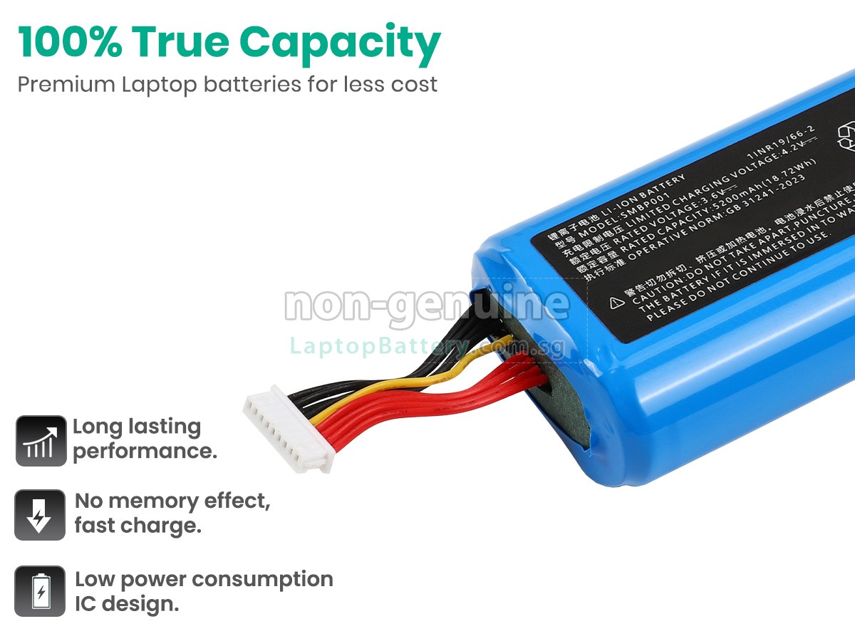 replacement Sunmi SM-INR18650M26-1S2P battery