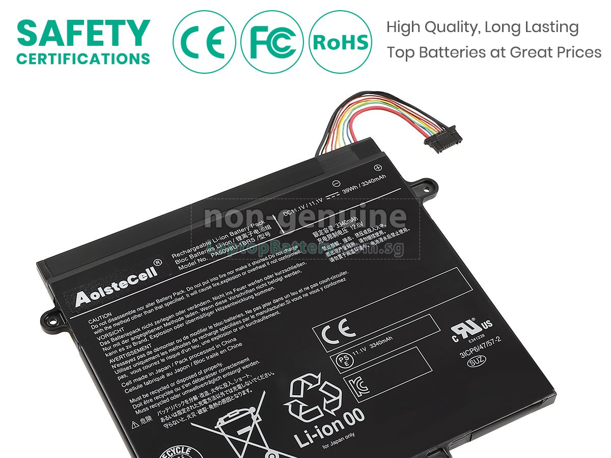 replacement Toshiba Portege Z10T-A1102L battery