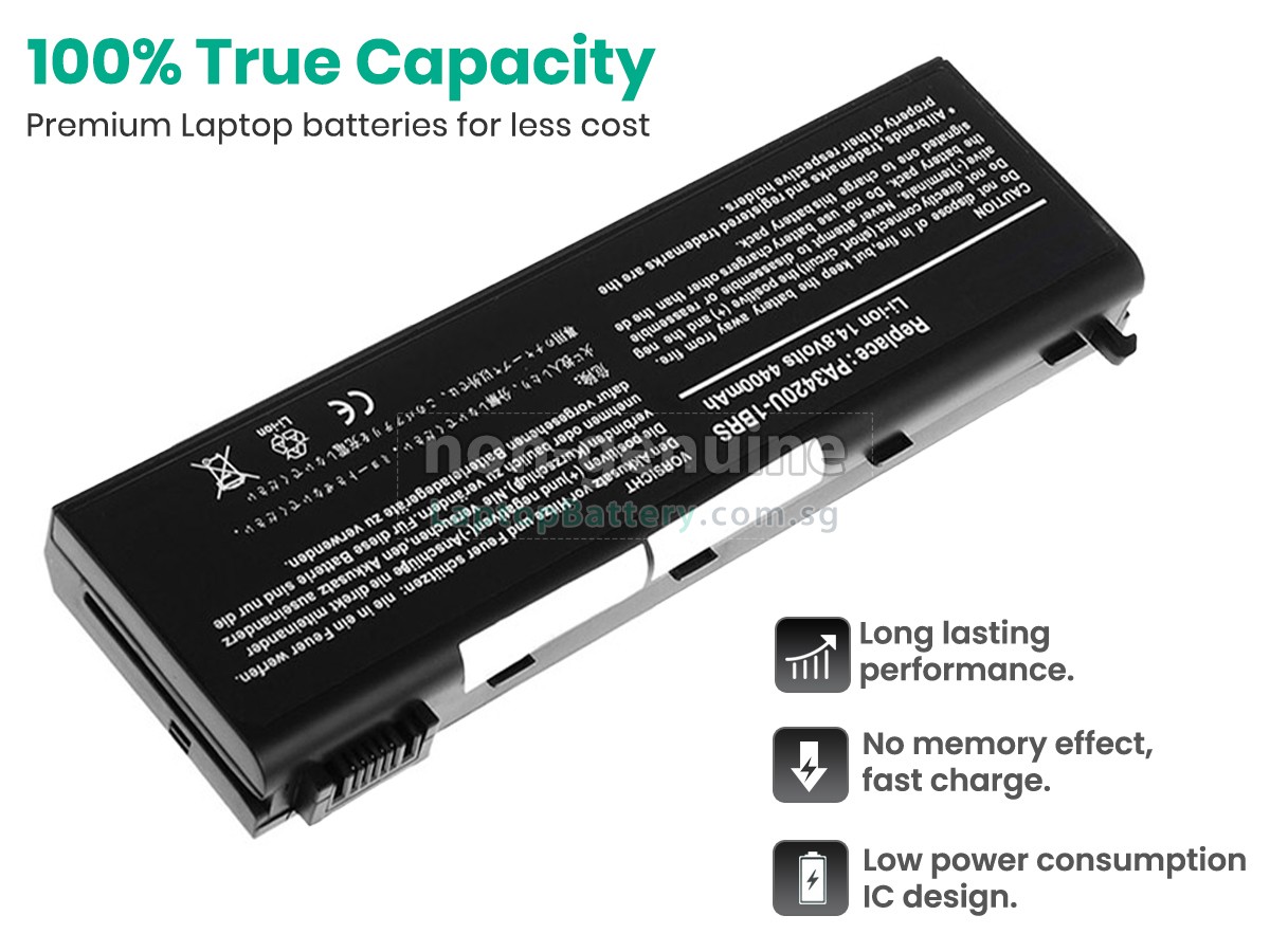 replacement Toshiba PA3420U-1BRS battery
